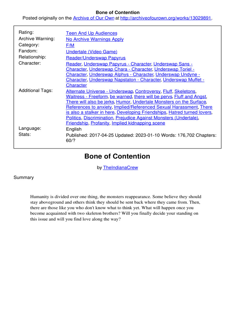 Bone of Contention | PDF