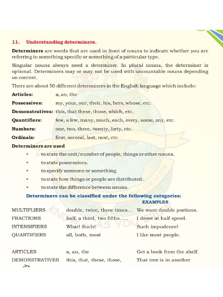 Determiners | PDF