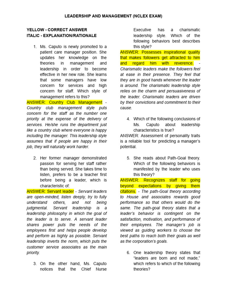 Leadership and Management | PDF | Leadership | Career & Growth