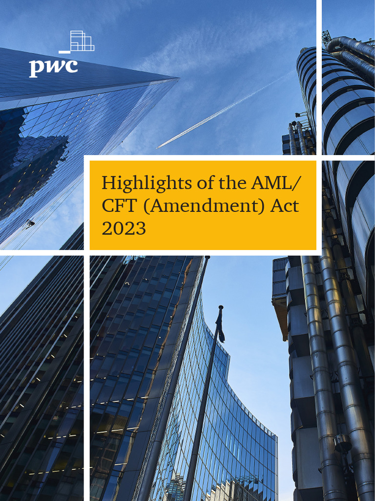 Highlights of Aml CFT Act 2023 | PDF