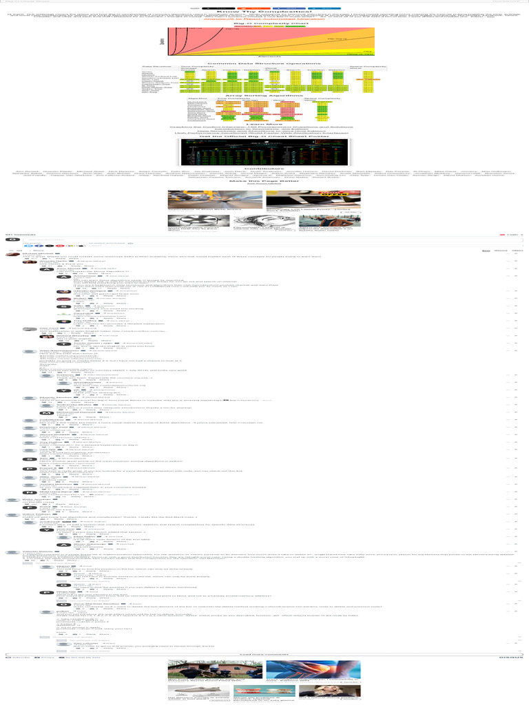 Big-O Algorithm Complexity Cheat Sheet (Know Thy Complexities ...