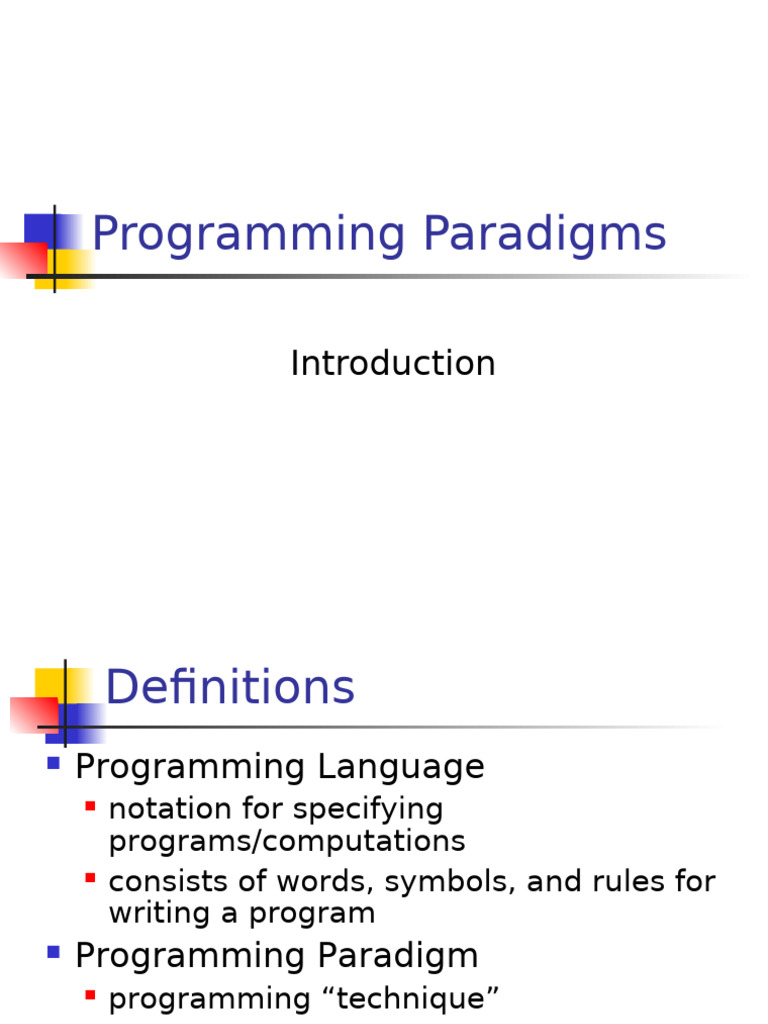 Programming Paradigms | PDF