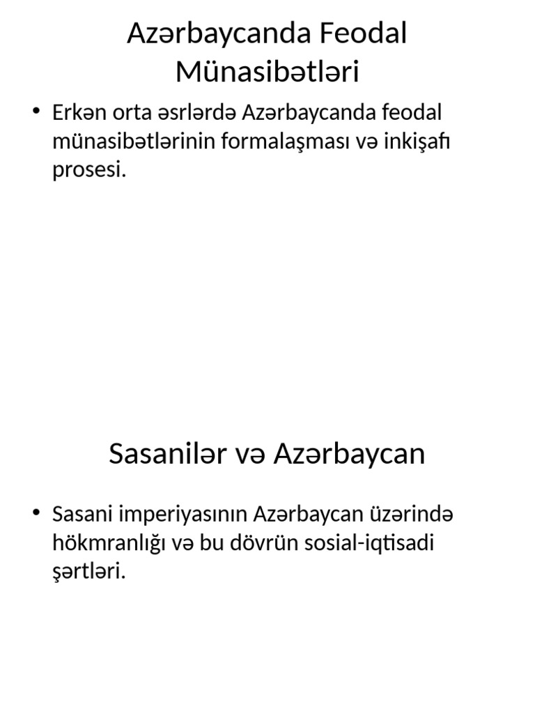 Updated Azerbaijan History Presentation Pdf