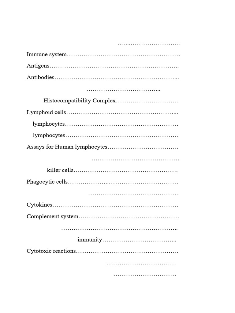 Overview of Immune System Components | PDF | Antibody | Lymphatic System