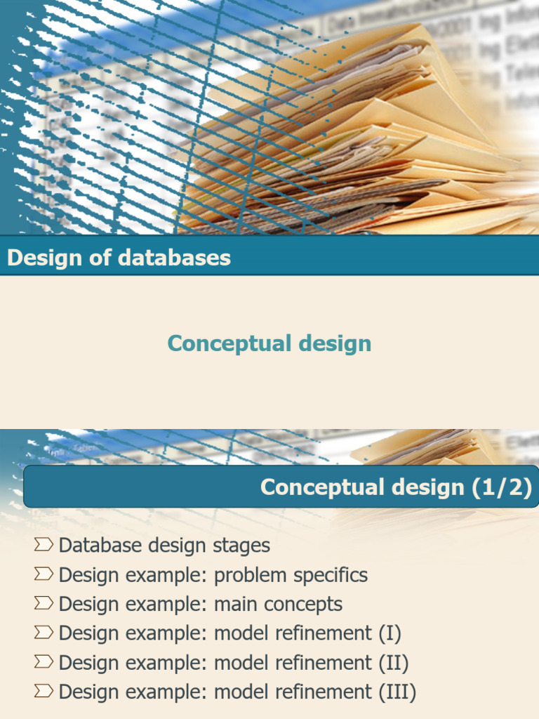 ER Conceptual Design Example | PDF