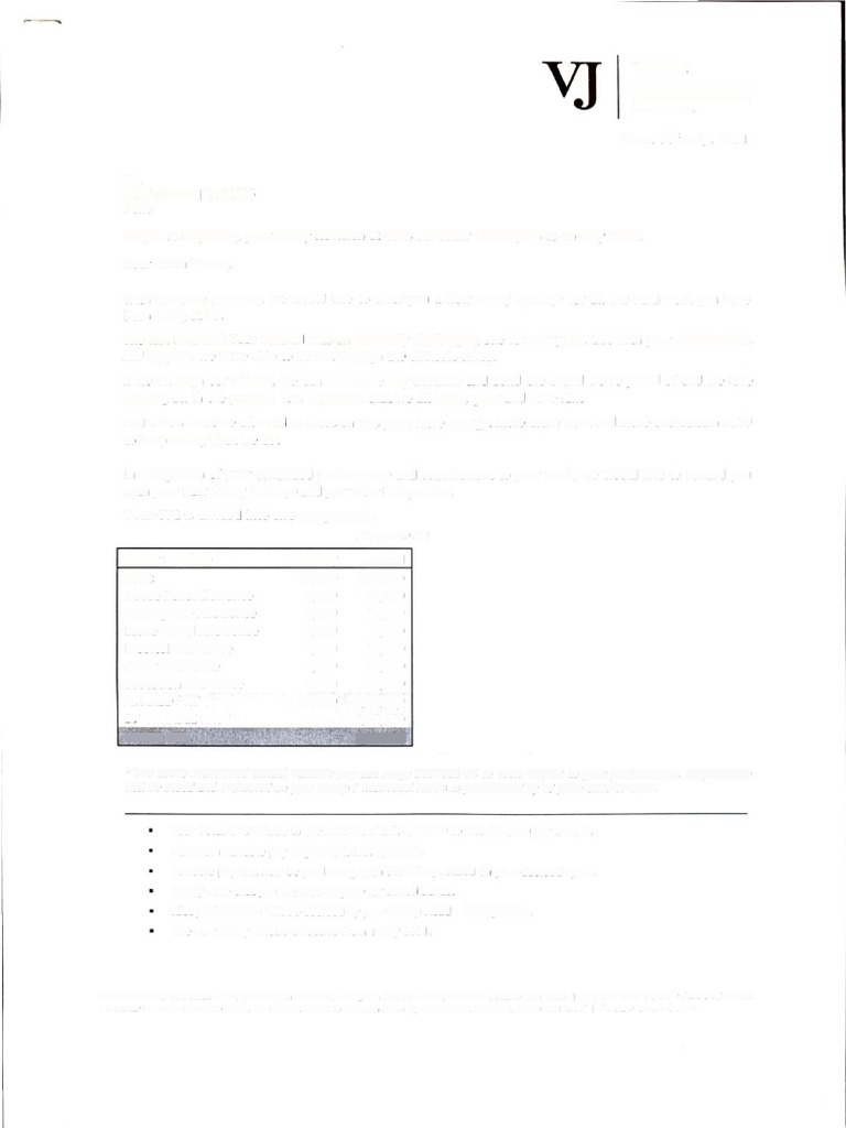VJD Increment | PDF