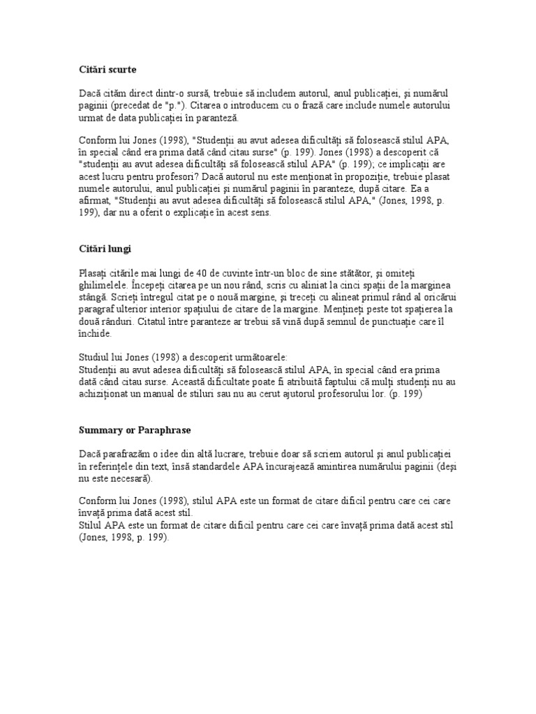 Citare Apa | PDF