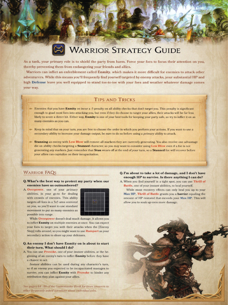 Class Packet Warrior | PDF