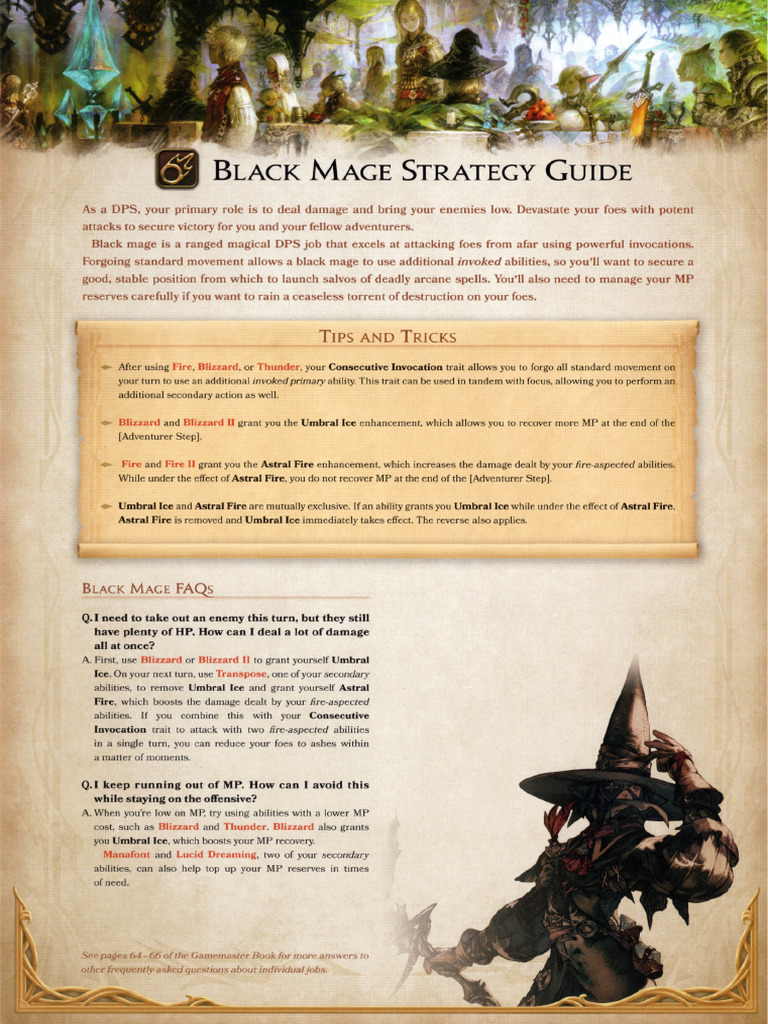 Class Packet Black Mage | PDF