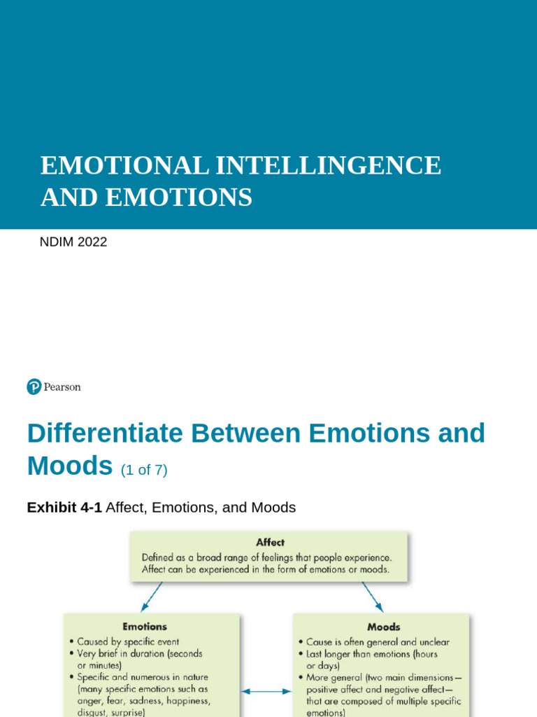 Emotions and e Intelligence-Ndim 22 | PDF