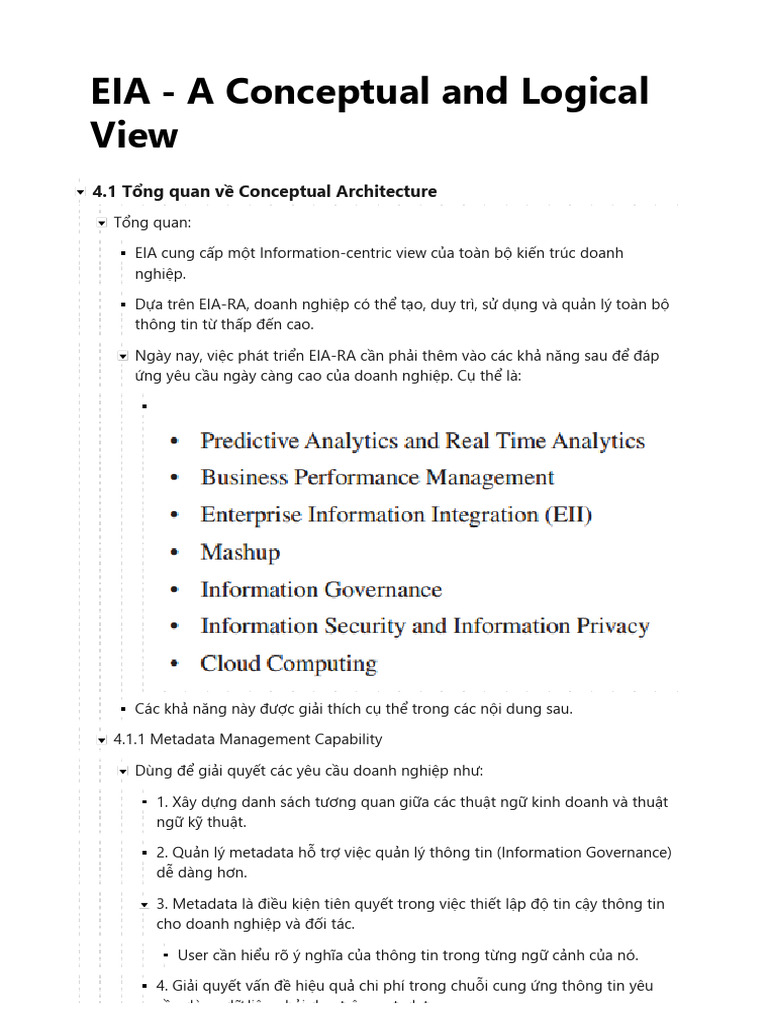 C4 - EIA - A Conceptual and Logical View | PDF