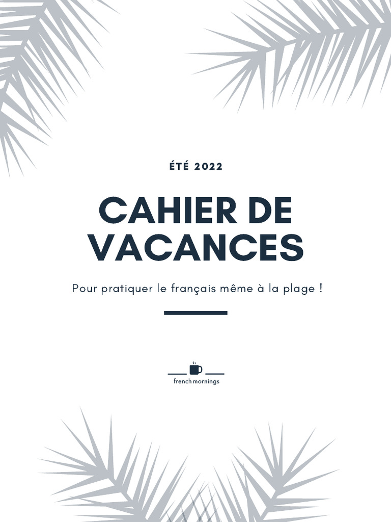 Mon Cahier D - Activités | PDF