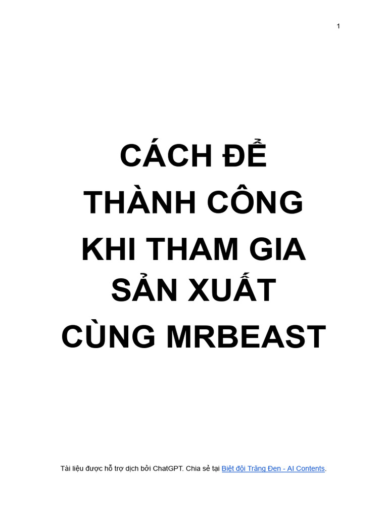 Cach de thanh cong tai mrbeast pdf