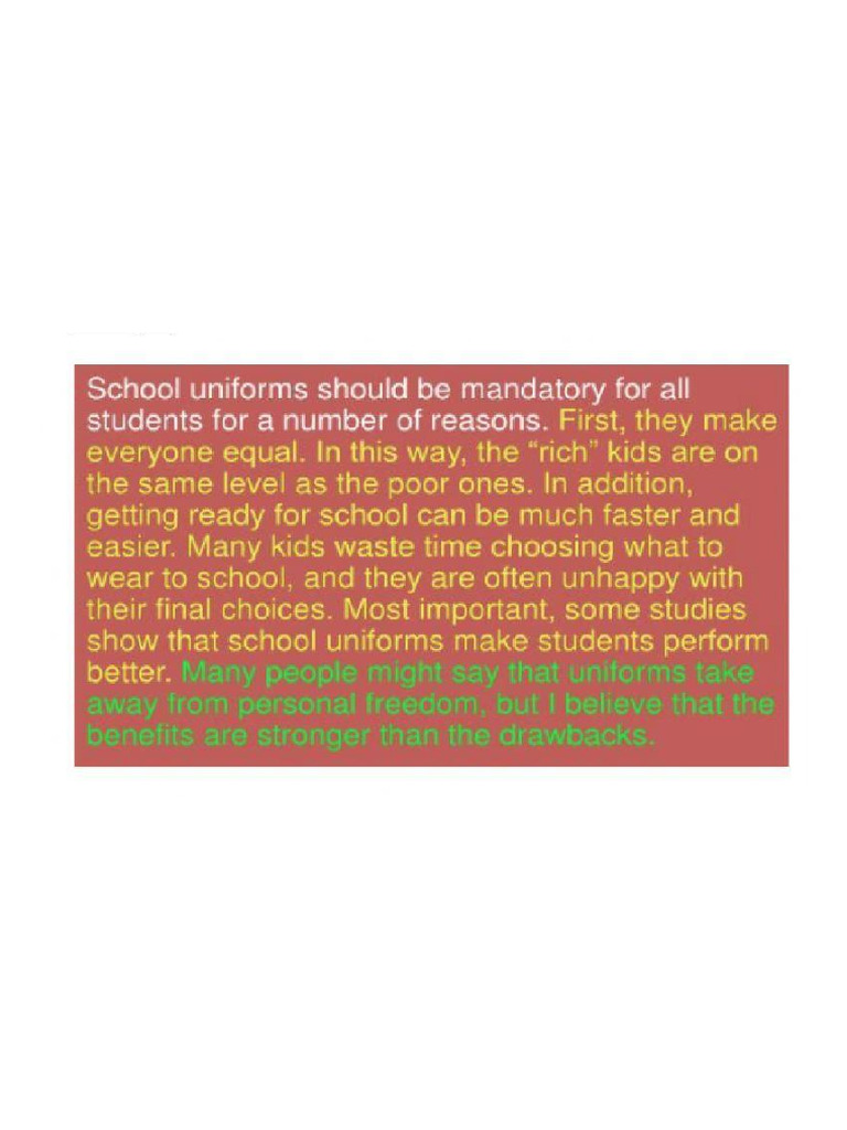 Persuasive Writing Paragraph | PDF