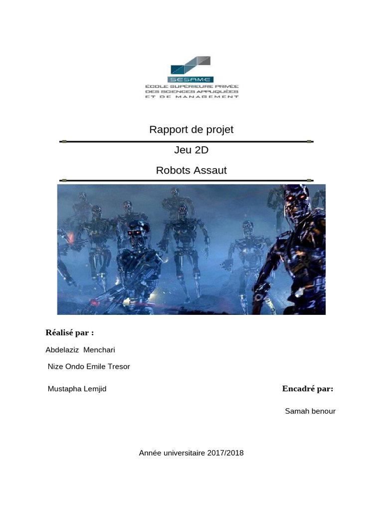 Modèle Rapport PFE Stage | PDF