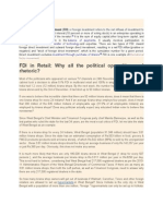 What Is FDI?: Foreign Direct Investment (FDI) or Foreign Investment Refers To The Net Inflows of Investment To