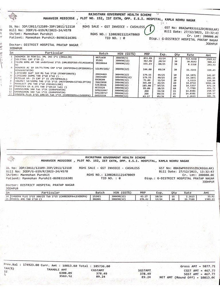Prev Bill | PDF