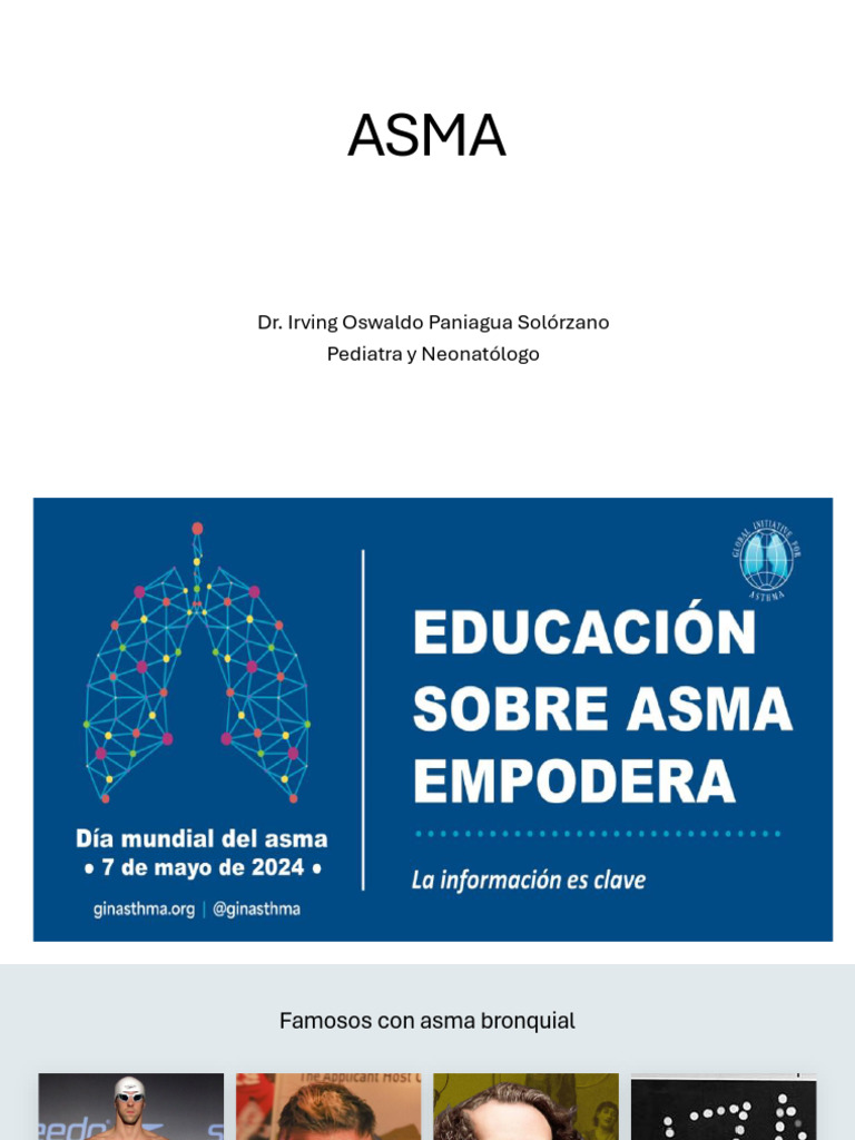 Famosos que padecen asma | PDF | Asma | Alergia