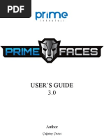 Prime Faces Users Guide 3 0