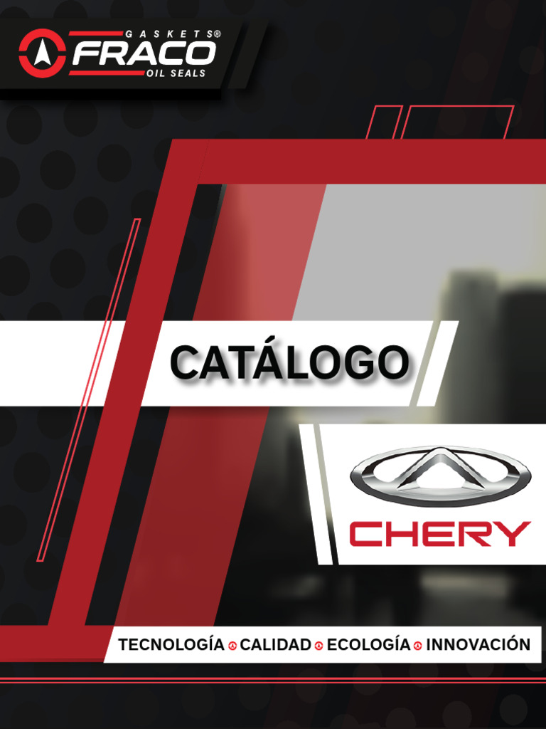 Catalogo Chery | PDF | Science & Mathematics | Technology & Engineering
