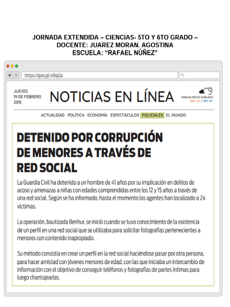 Apunte de Ciencias - Jornada Extendida 2023 | PDF