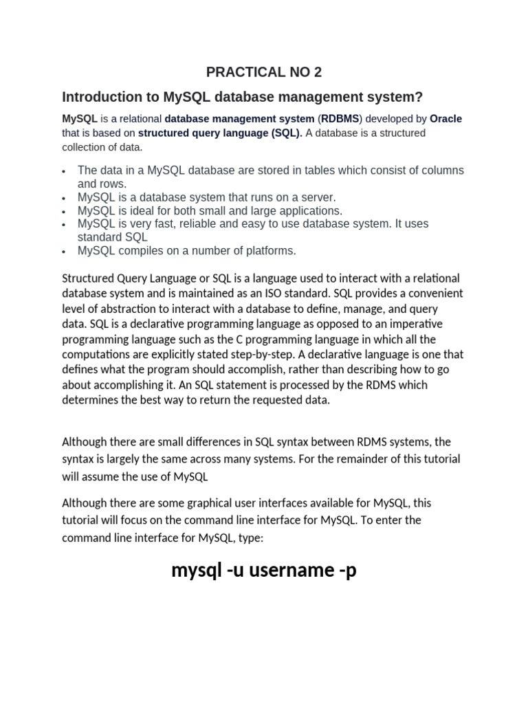 Practical No 2 | PDF