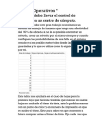 Como Se Debe Llevar El Control de Insumos en Un Centro de Cómputo