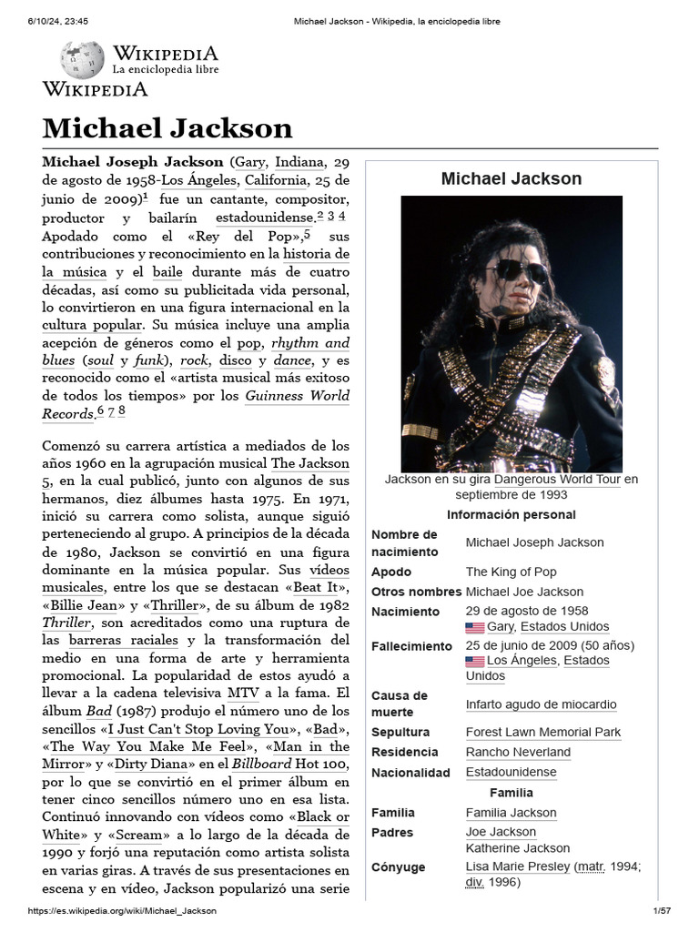 Image Result For Portalmichael Jackson Wikipedia La Enciclopedia Libre