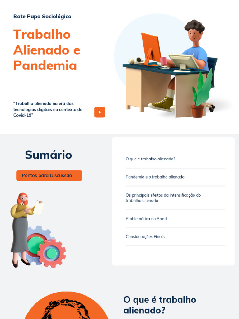 Trabalho Alienado e Pandemia | PDF