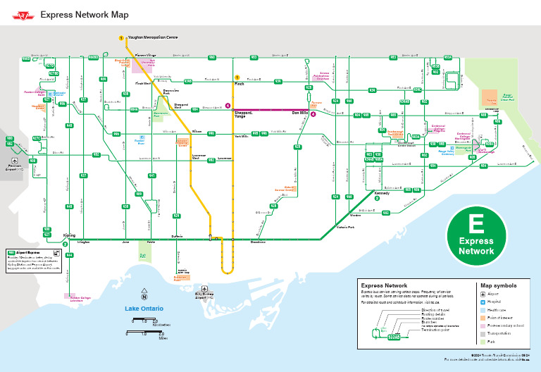 TTC ExpressNetworkMap 2021-11 | PDF