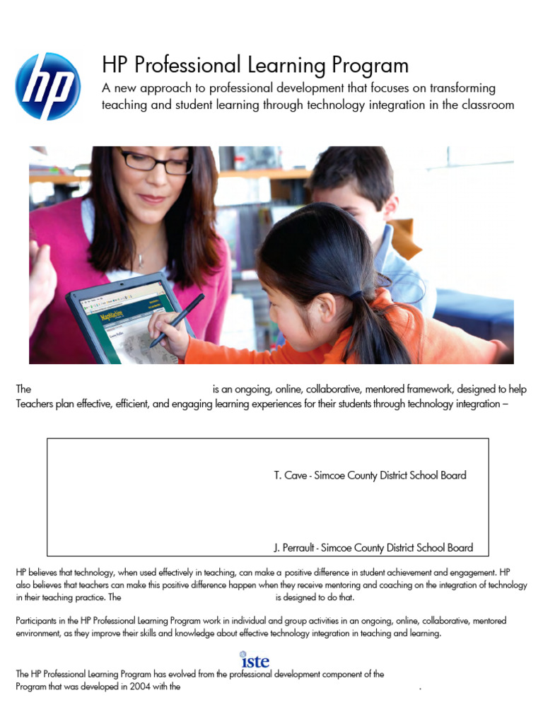 HP Professional Development Program Datasheet | PDF | Mentorship ...