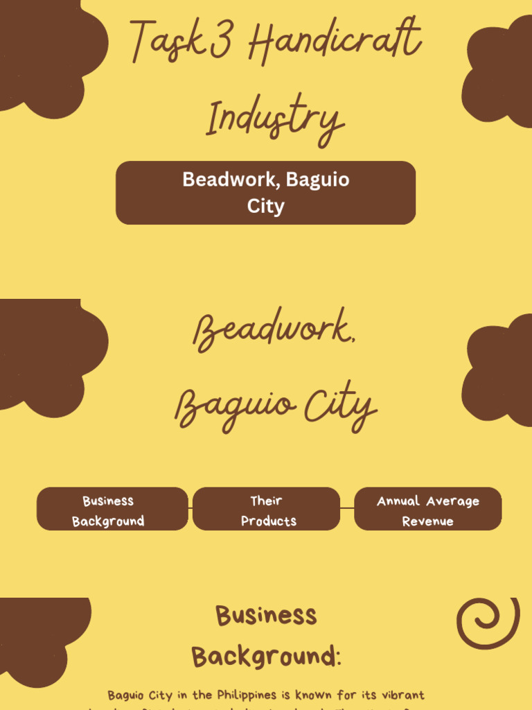 Task 3 Handicraft Industry Beadwork Baguio City - 20240228 - 111646 ...