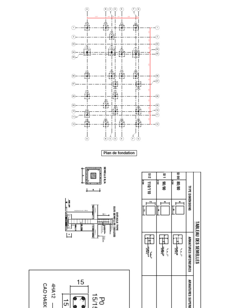 Ferraillage Semelles Et Poteaux Pdf