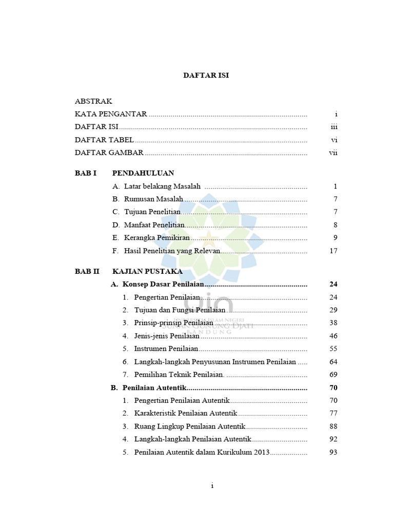 3) Daftar Isi | PDF