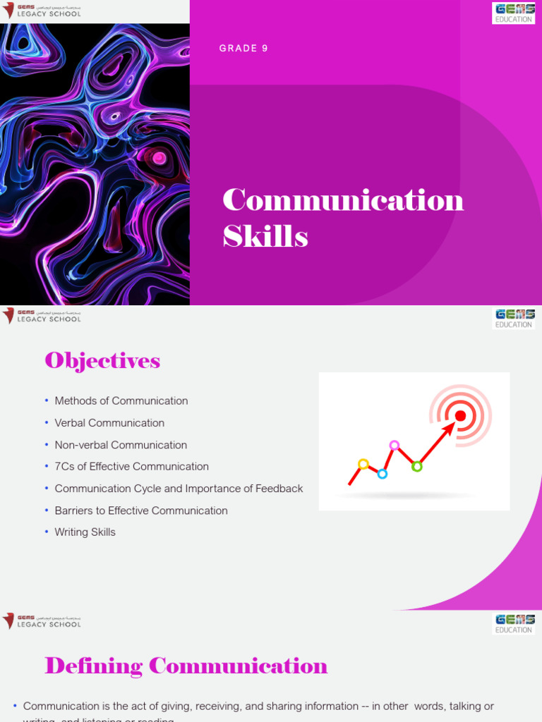 Communication Skills PPT | PDF