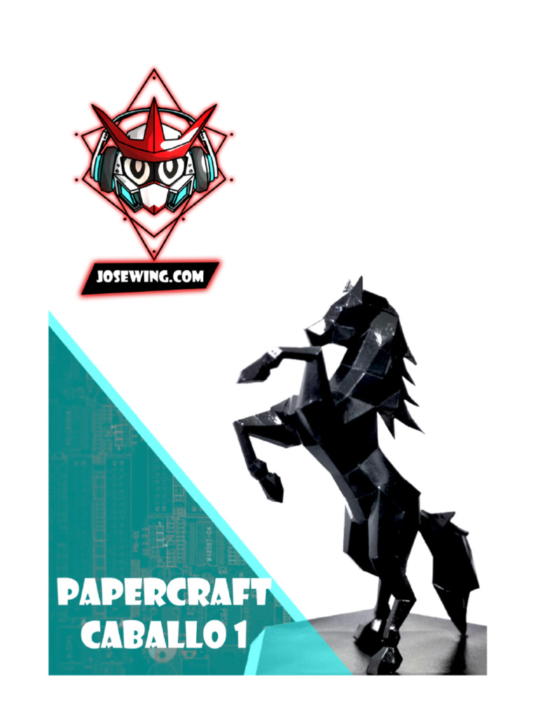 Plantillas De Caballo Papercraft Gratis PDF