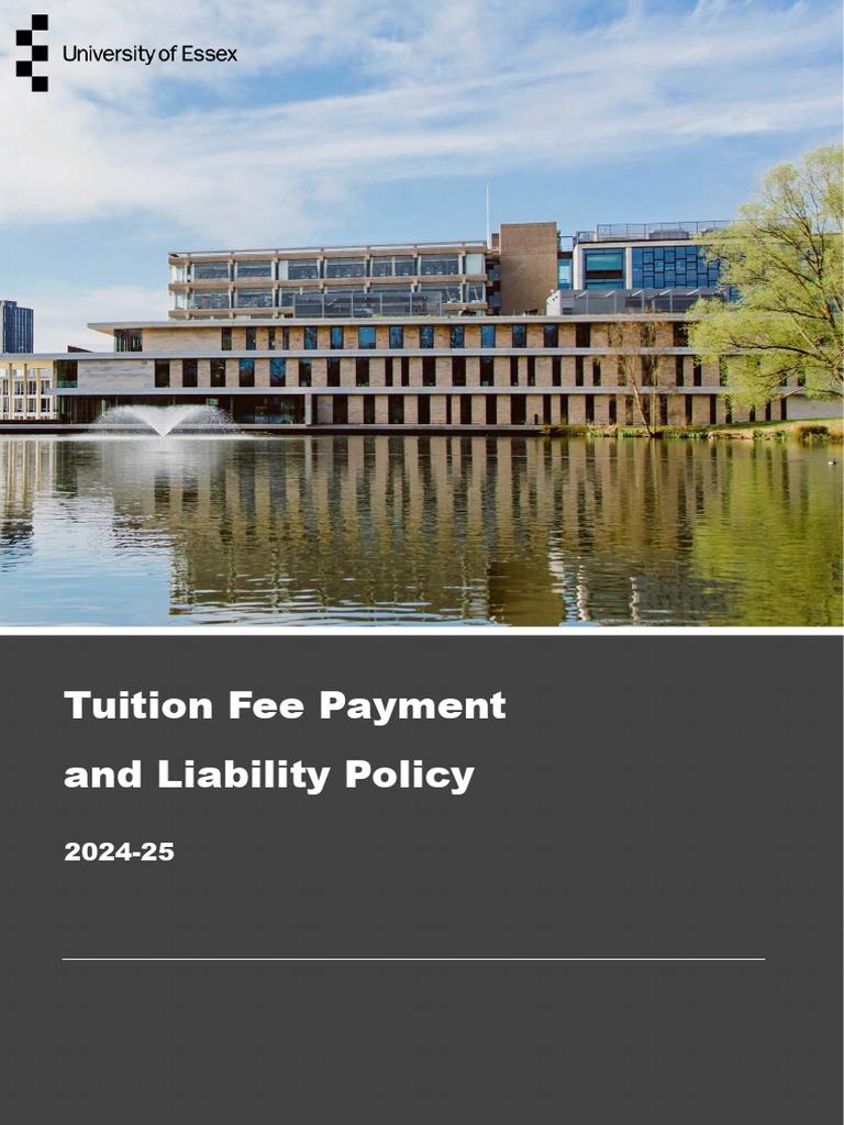 Tuition Fee Payment and Liability Policy 2024-2025 | PDF