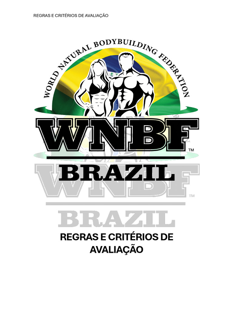 Regras e Criterios de Avaliacao WNBF Brazil | PDF