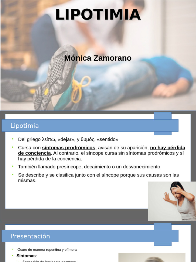 Lipotimia | PDF