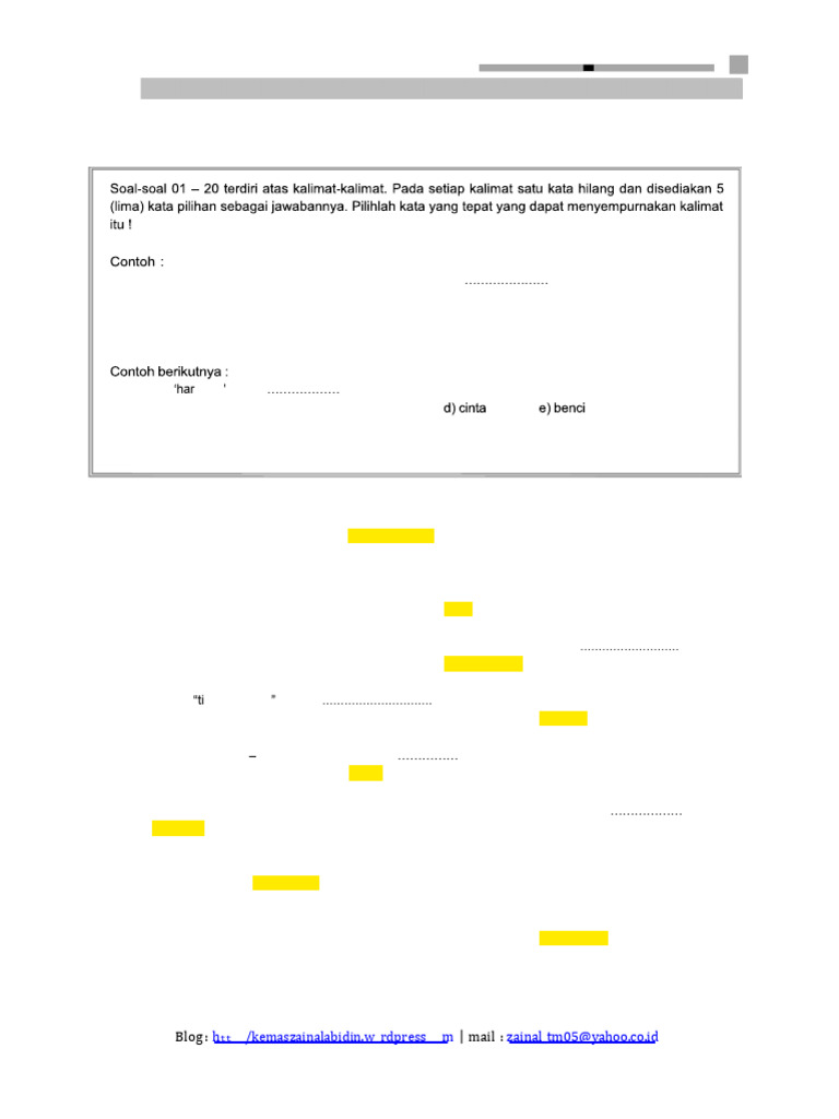 Psikotes IST | PDF