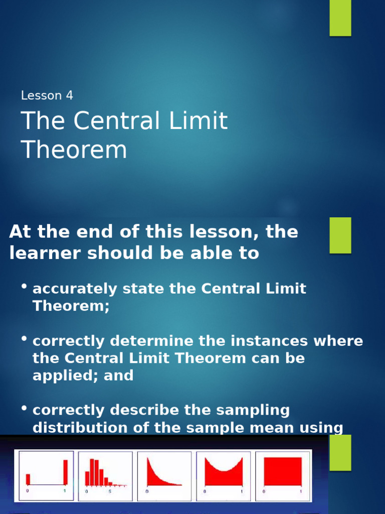 SPTC 0703 Q3 FPF - The Central Limit Theorem | PDF