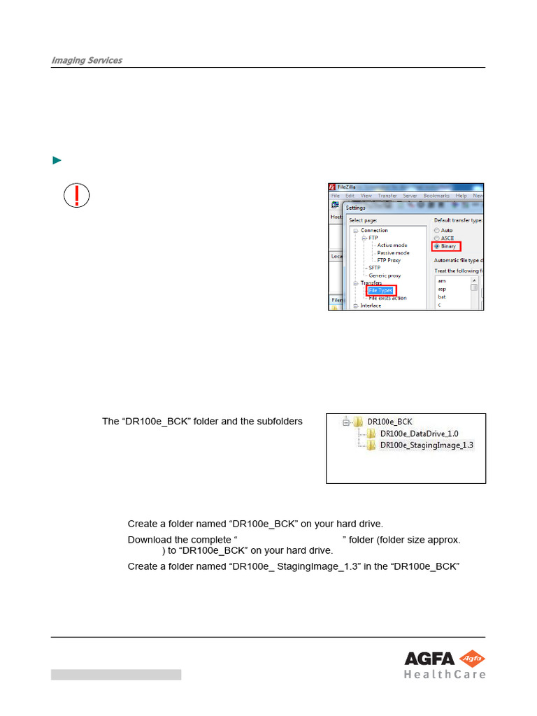 DR 100e - Software - DR100e BCK - Download Instructions | PDF