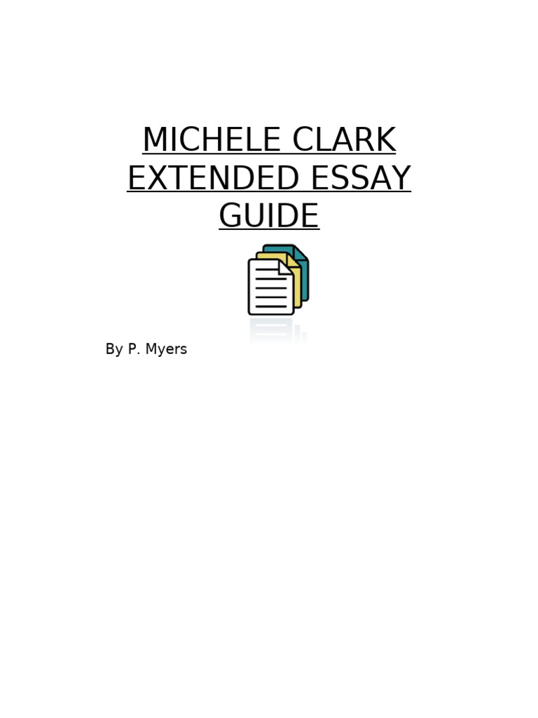 Extended Essay Research Guide Word | PDF