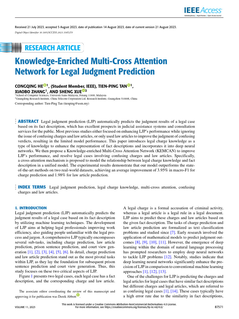 Knowledge-Enriched Multi-Cross Attention Network For Legal Judgment ...