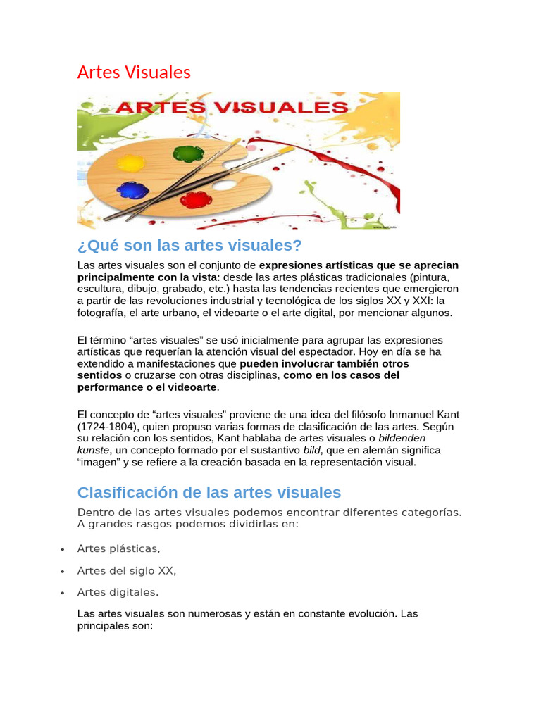 Artes Visuales 5to | PDF