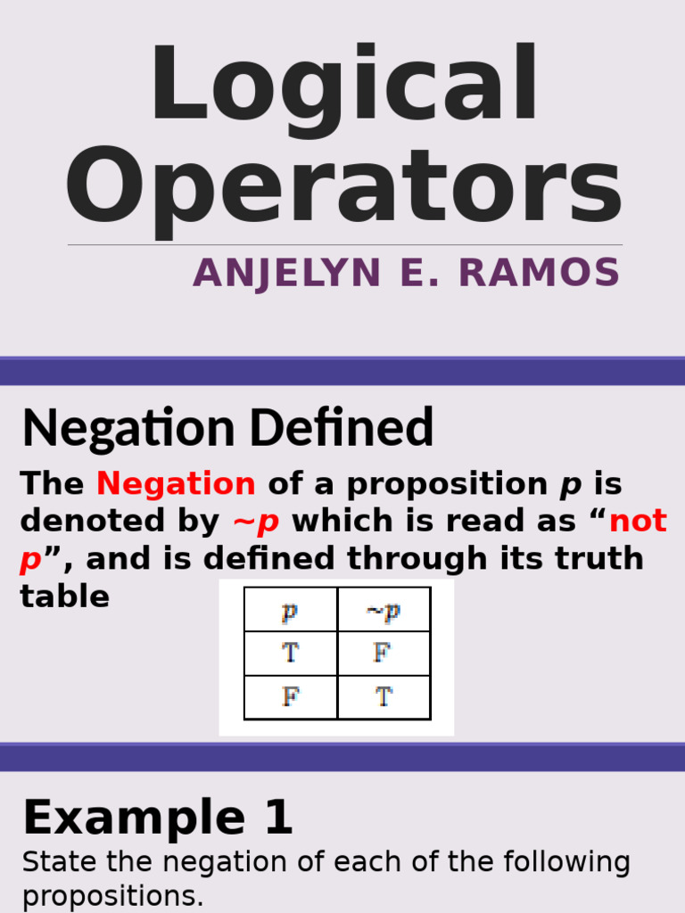 Gen math logical connectors pdf