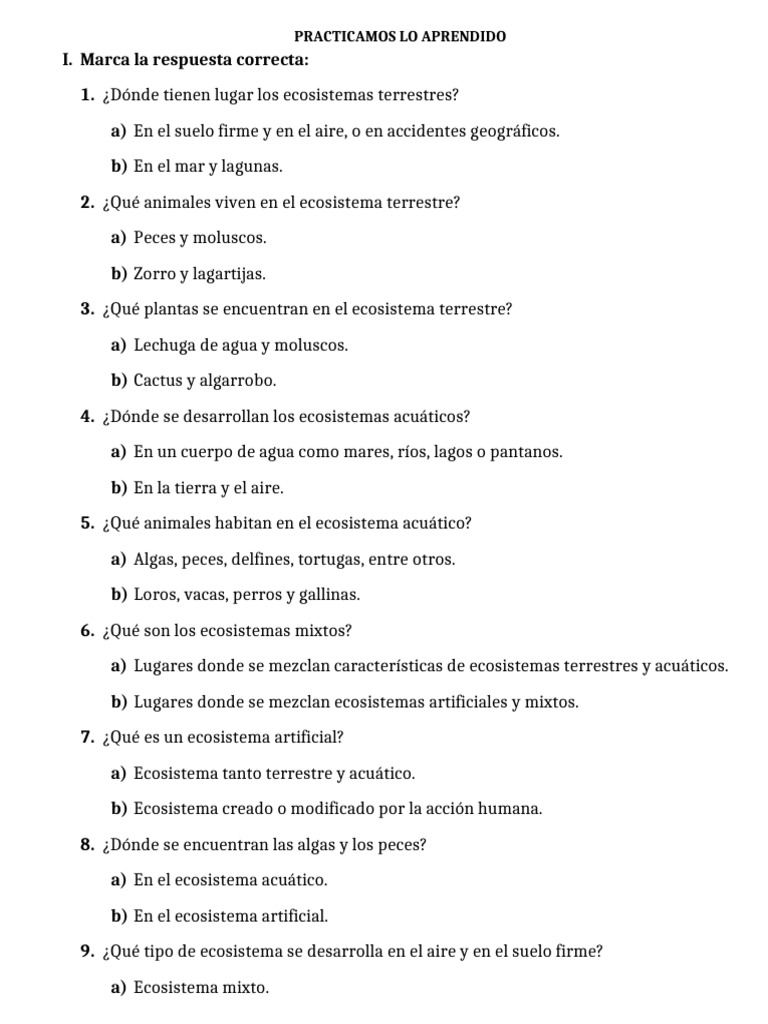 Practicamos Lo Aprendido 6 | PDF
