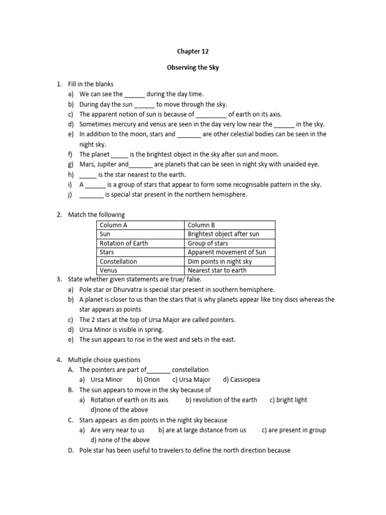 Class-5 Science Chapter 12 | PDF