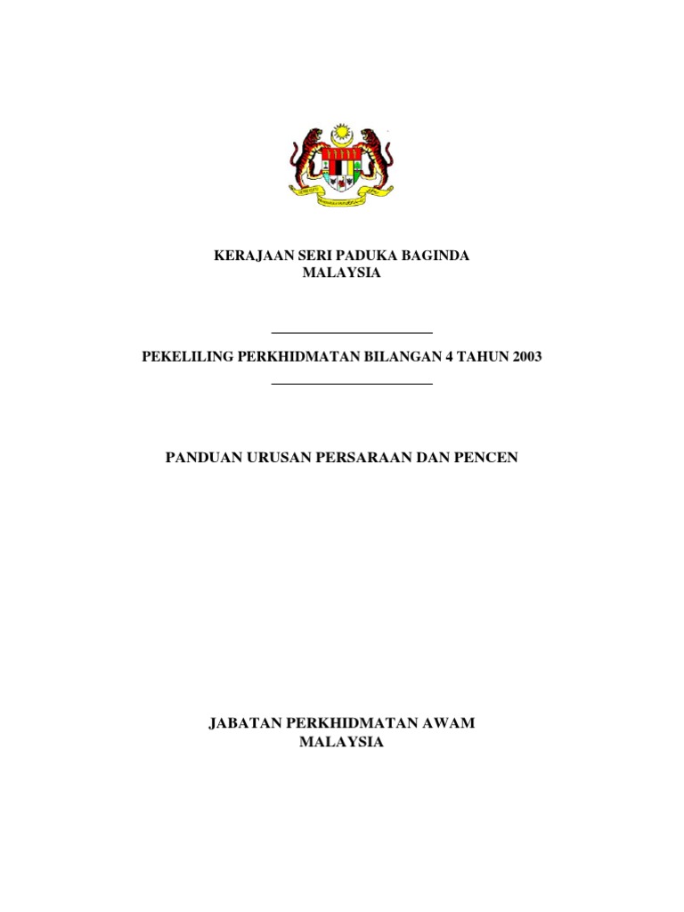 Bil04 Panduan Urusan Pesaraan Dan Pencen