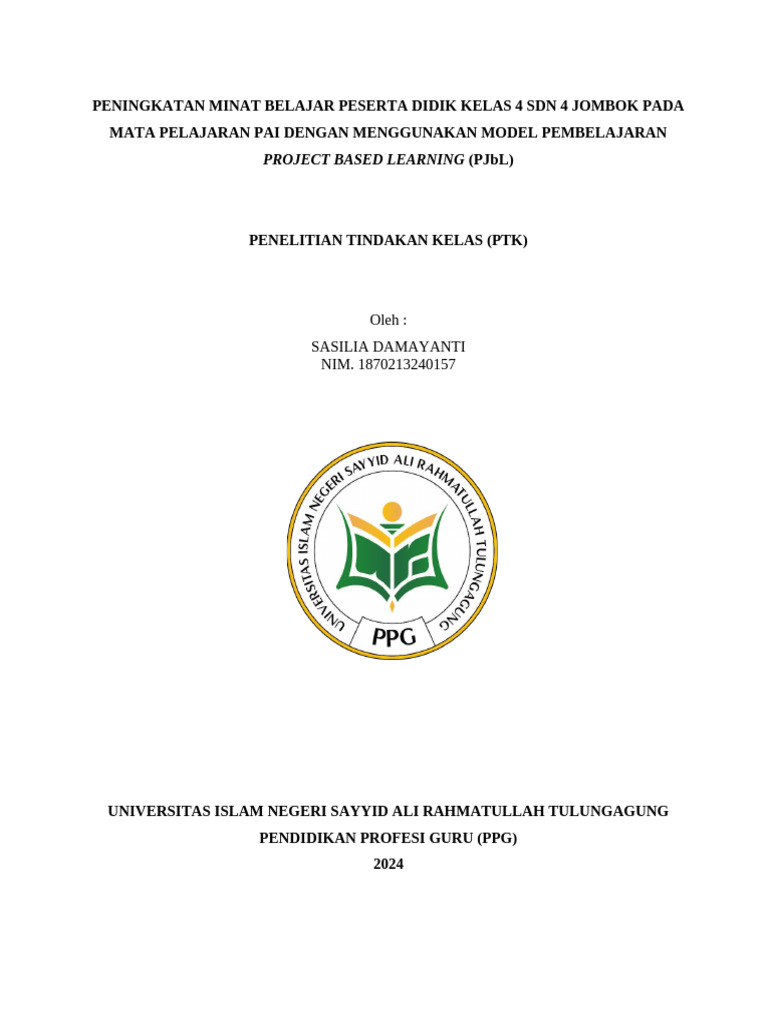 LK 11 Penyusunan Proposal PTK | PDF